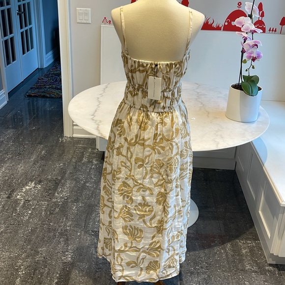 FAITHFULL THE BRAND FRANCESCA LINEN MIDI DRESS - Picture 8 of 12